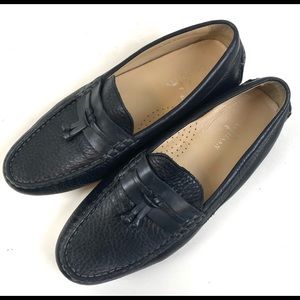 Cole Haan Black Leather Loafers